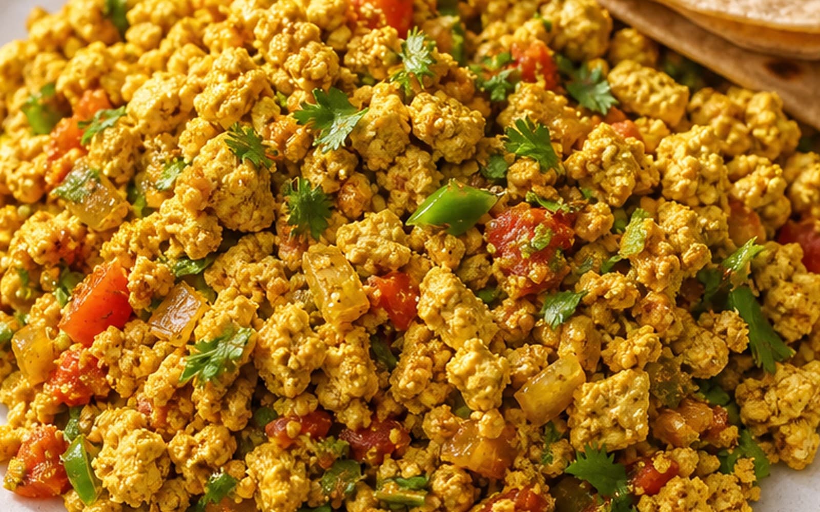 Masala Tofu Scramble